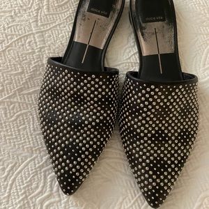 Dolce Vita Elvah Black Studded Mule size 8